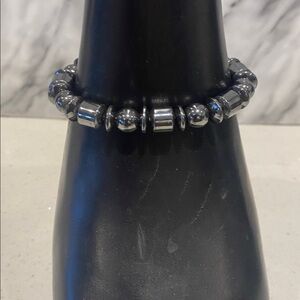 Black Beaded Hamatite Bracelet